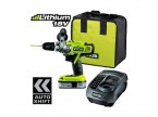 Аккумуляторный шуруповерт с Li-Ion батареей Ryobi CDA18021B с системой Autoshift в наборе