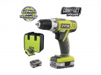 Аккумуляторный шуруповерт с Li-Ion батареей Ryobi LSDT1202 (2 аккумулятора)