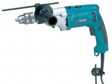 Дрель сетевая Makita HP 2070. Электрическая двухскоростная ударная дрель Макита