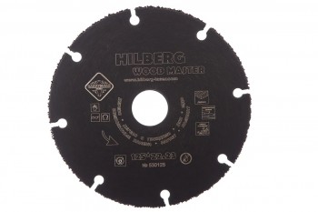 Диск отрезной Hilberg Super Wood 530125 купить круг карбид вольфрамовый 125x22,23 цена характеристики