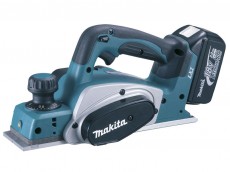 Аккумуляторный рубанок Makita BKP180RFE. Купить по цене Макита в интернет магазине Москвы и России
